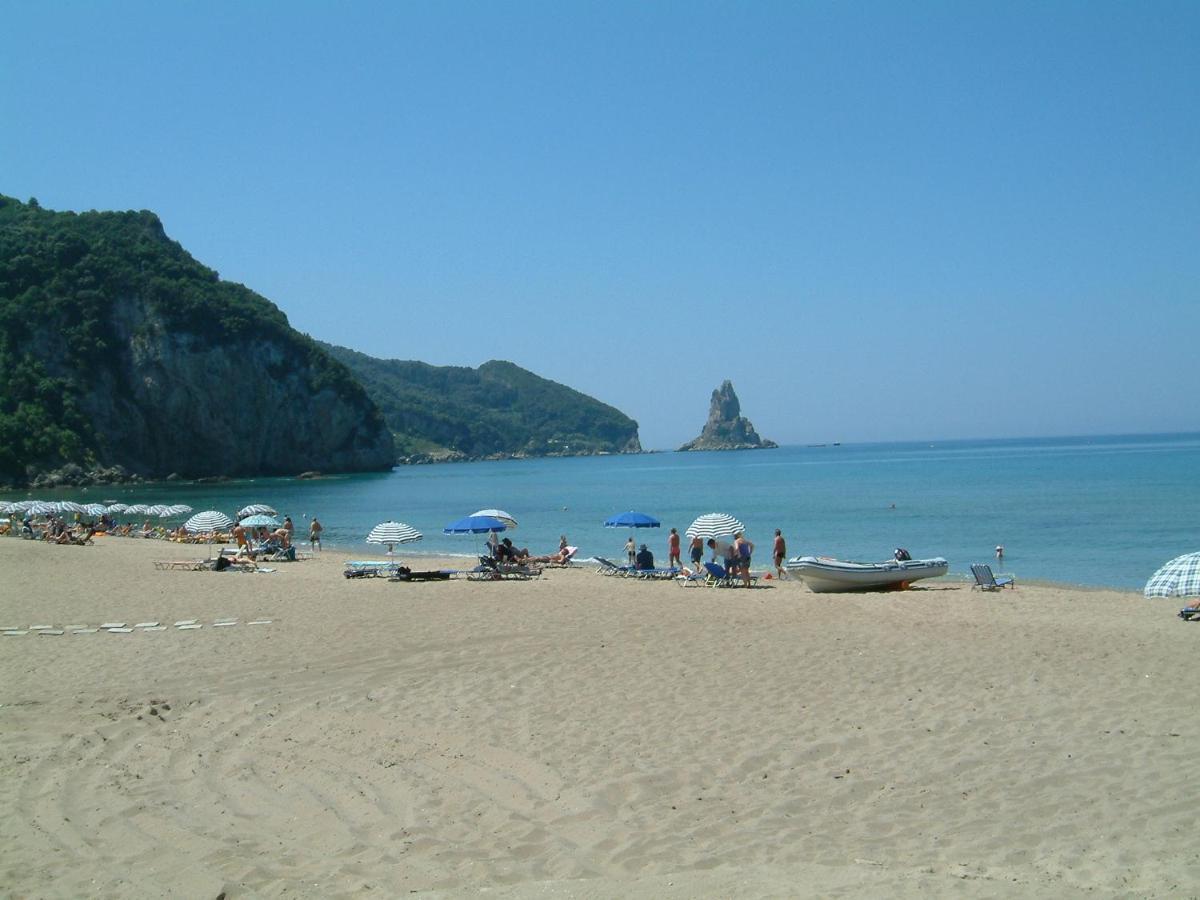 Natalia Apartment B With Panoramic Sea Views Of Agios Gordios Bay Екстериор снимка