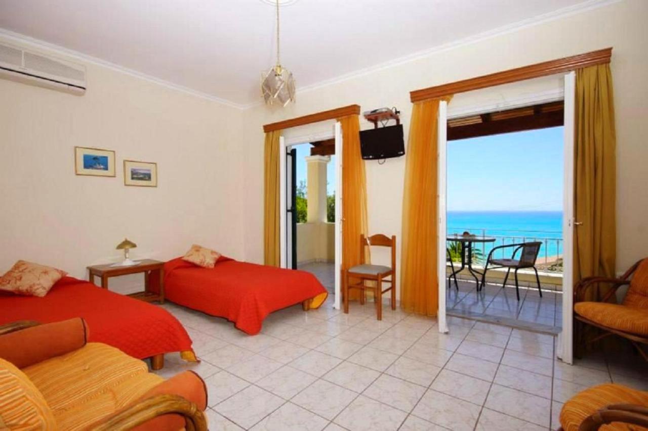 Natalia Apartment B With Panoramic Sea Views Of Agios Gordios Bay Екстериор снимка